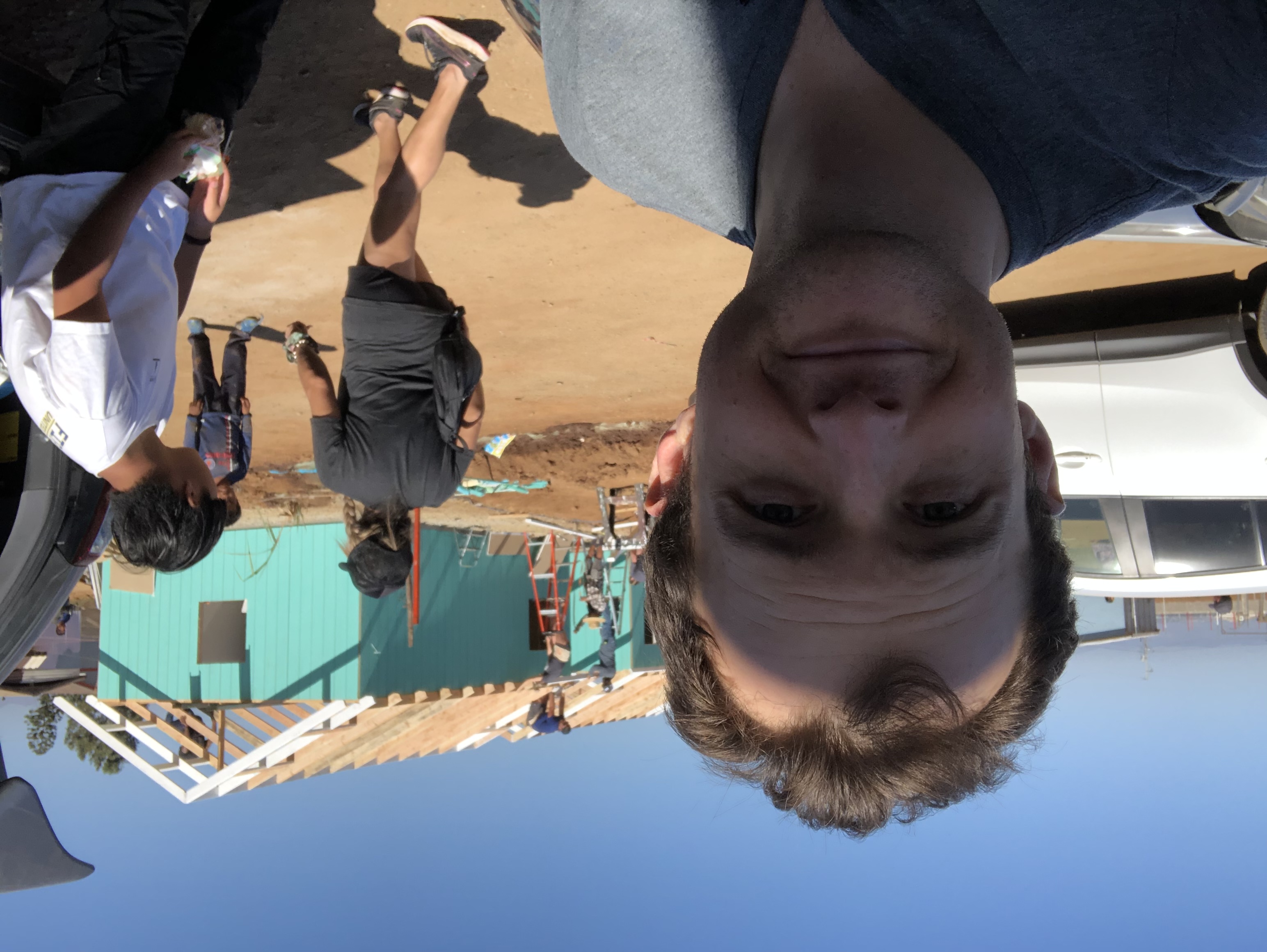 Brad with completed home